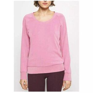 Athleta seasoft crewneck sweatshirt in pink